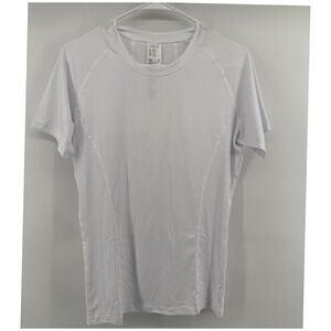 Athlio Mens White Compression Shirt Short Sleeve Training Base Layer  Medium